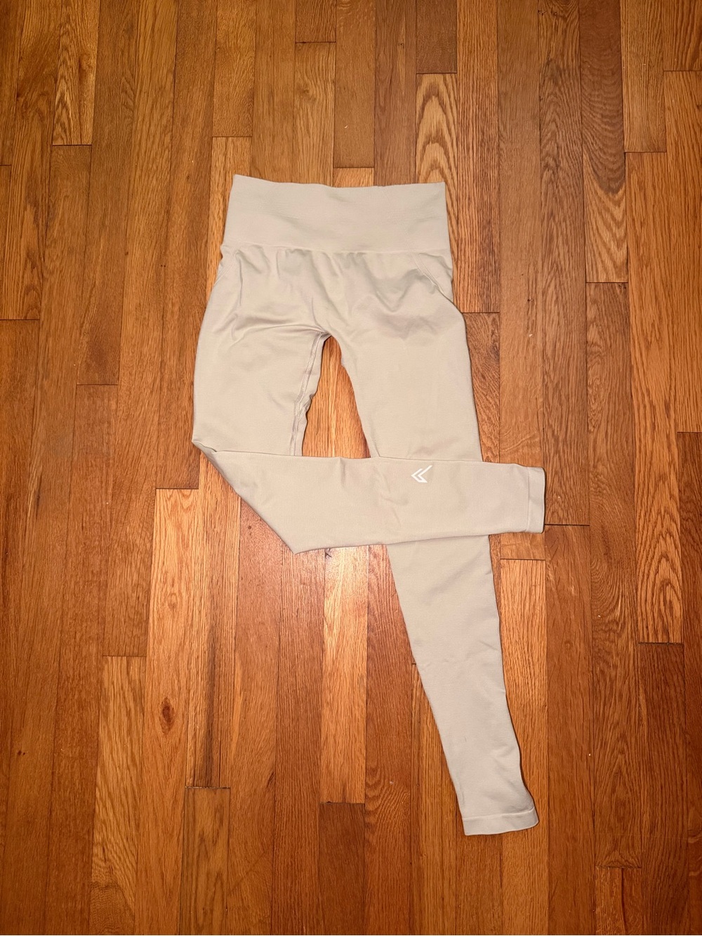 Oner Active Beige Leggings - Performance Bottoms